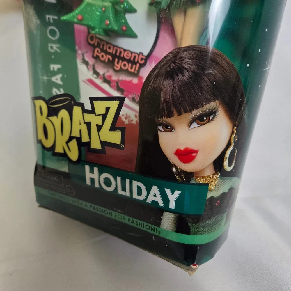 Bratz Holiday Jade Doll 515296 Collectible, New Open Box, Box‎ Damaged Taped
